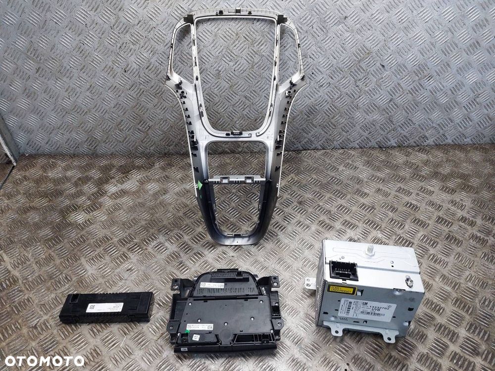 RADIO ODTWARZACZ + PANEL NAWIEWU RAMKA OPEL ASTRA J 13332702 13346049 - 9