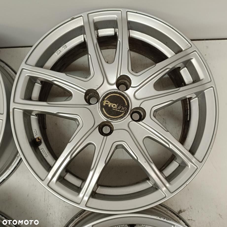 Alufelgi 4x100 15 ProLine Nissan Renault Kia Hyundai (F9251) - 4