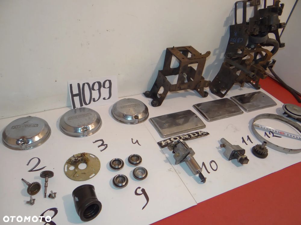 HONDA CB 750 FOUR 1969-1978 r. MOCOWANIE LAMPY POKRYWA STACYJKA INNE CZĘŚCI H099 - 33