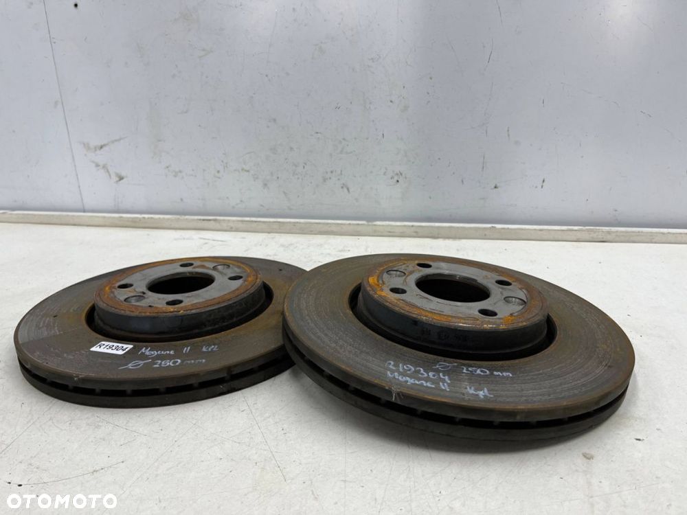 Tarcze hamulcowe Renault Megane Scenic Clio Kangoo Dokker Lodgy 93-09r. 280mm Tarcza przód KOMPLET - 2