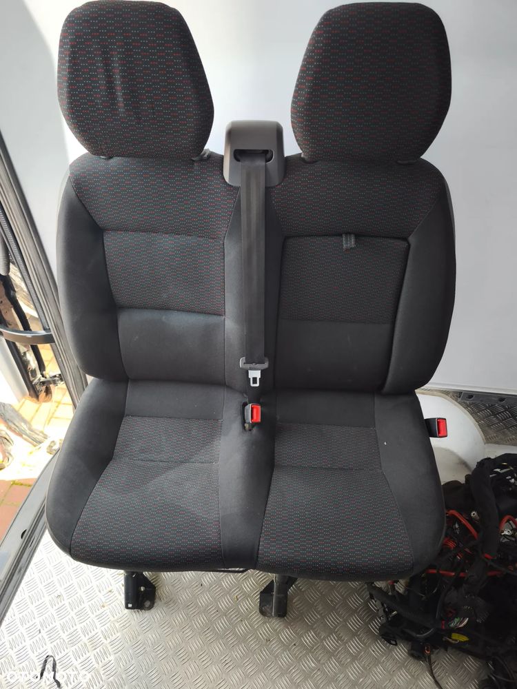 Fotel ławka dwójka pasażera Citroen Jumper Peugeot Boxer Ducato III Lift 2006-2024 - 3
