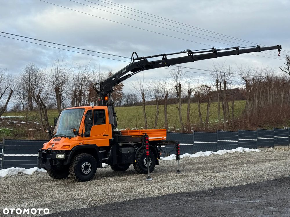 Mercedes-Benz * Mercedes Unimog U 400 * HDS HIAB 166 * Specjalny * Energetyka * Kosz do HDS * Stan Idealny - 1