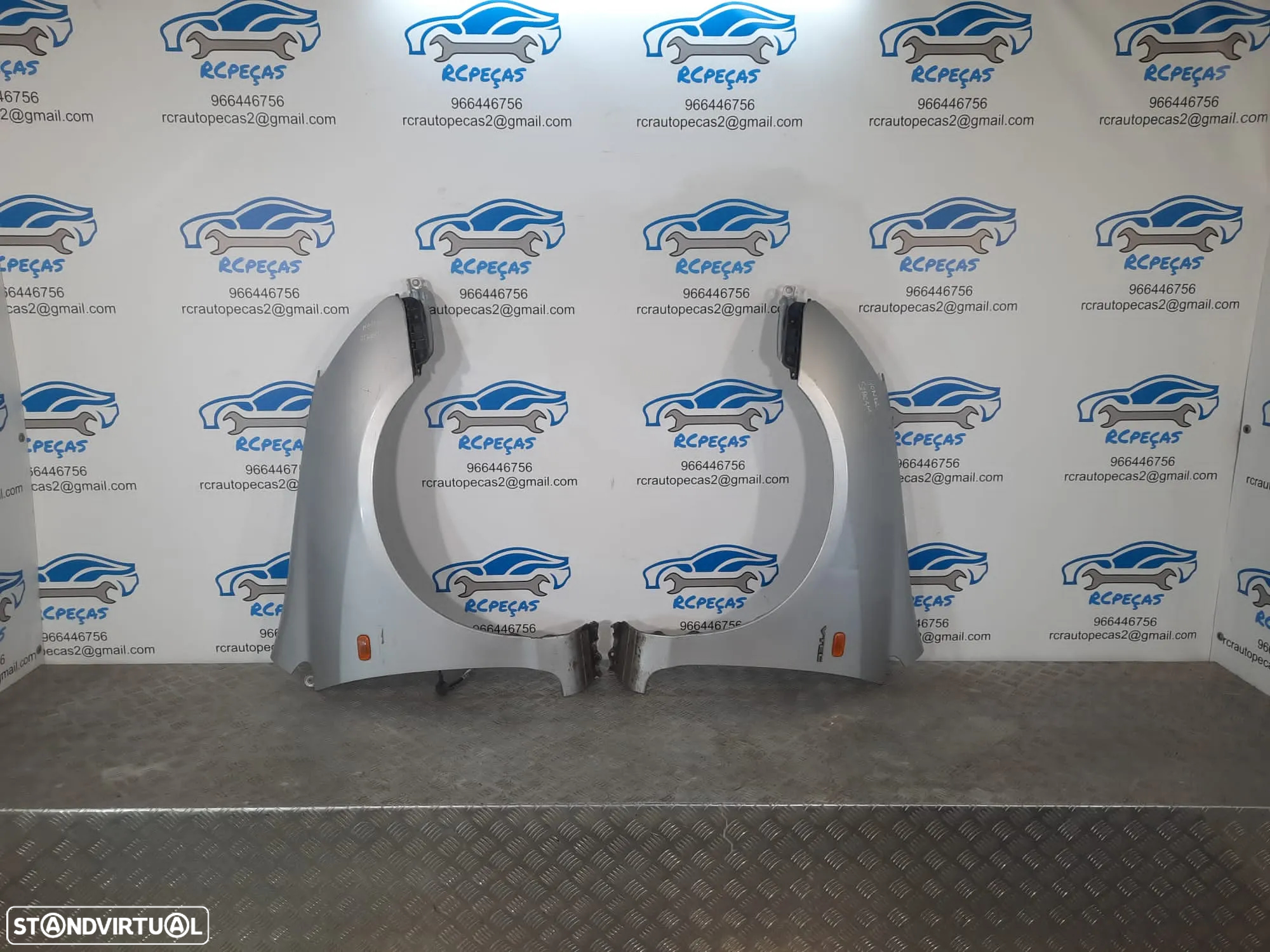 GUARDA LAMAS FRENTE FRONTAL DIREITO ESQUERDO HONDA CIVIC VII 7 MK7 GUARDA-LAMAS GUARDALAMAS ORIGINAL - 2
