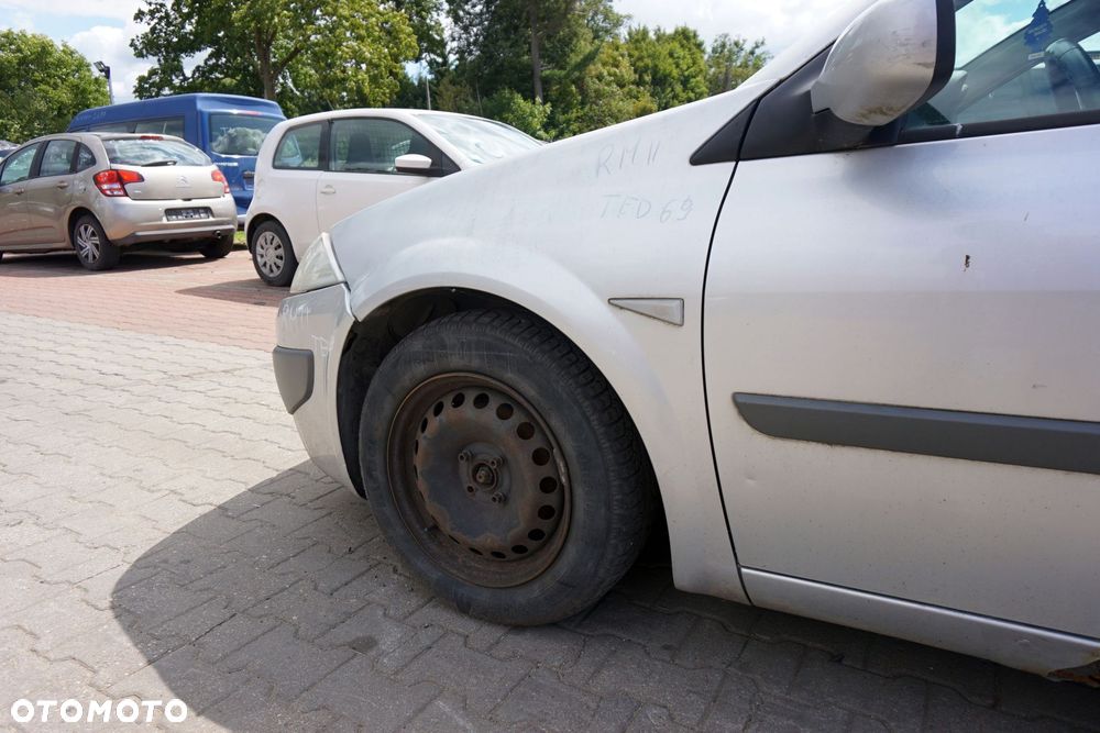 MASKA ZDERZAK BŁOTNIKI LAMPY MEGANE II PH2 LIFT TED69  RENAULT 2006-2008 SREBRNY PRZÓD KOMPLETNY - 10