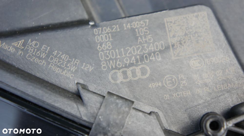 PRZEDNIA PRAWA LAMPA AUDI A5 8W6 LIFT FULL LED MATRIX - 9