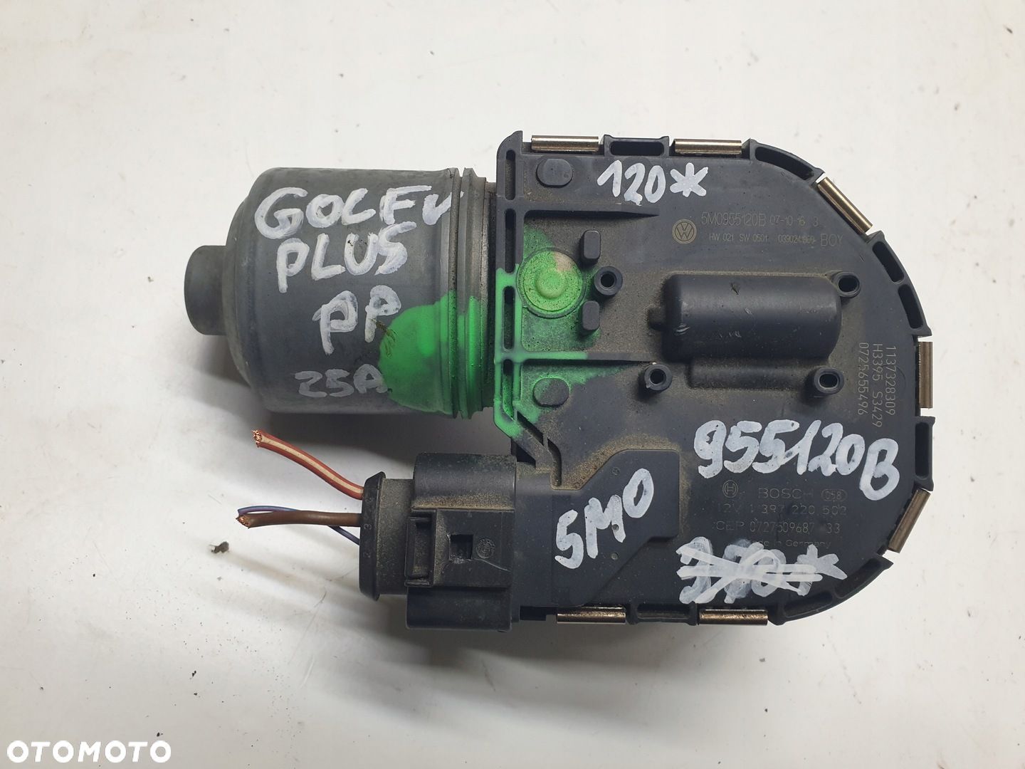 MECHANIZM WYCIERACZEK PRAWY PRZÓD VW GOLF V PLUS 5M0955120B - 1