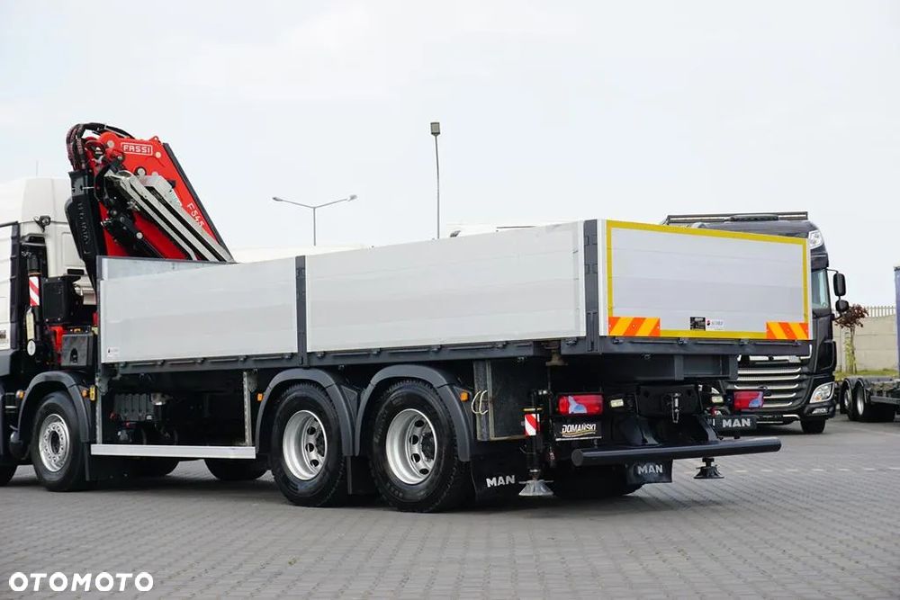 MAN TGS / 35.470 / E 6 / SKRZYNIOWY + HDS / FASSI F 545 / ŁAD. 13 105 KG / PILOT - 38