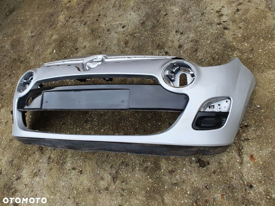 Renault Twingo II 2 lifting 12- zderzak przedni wzmocnienie osłona pod chłodnice - 1