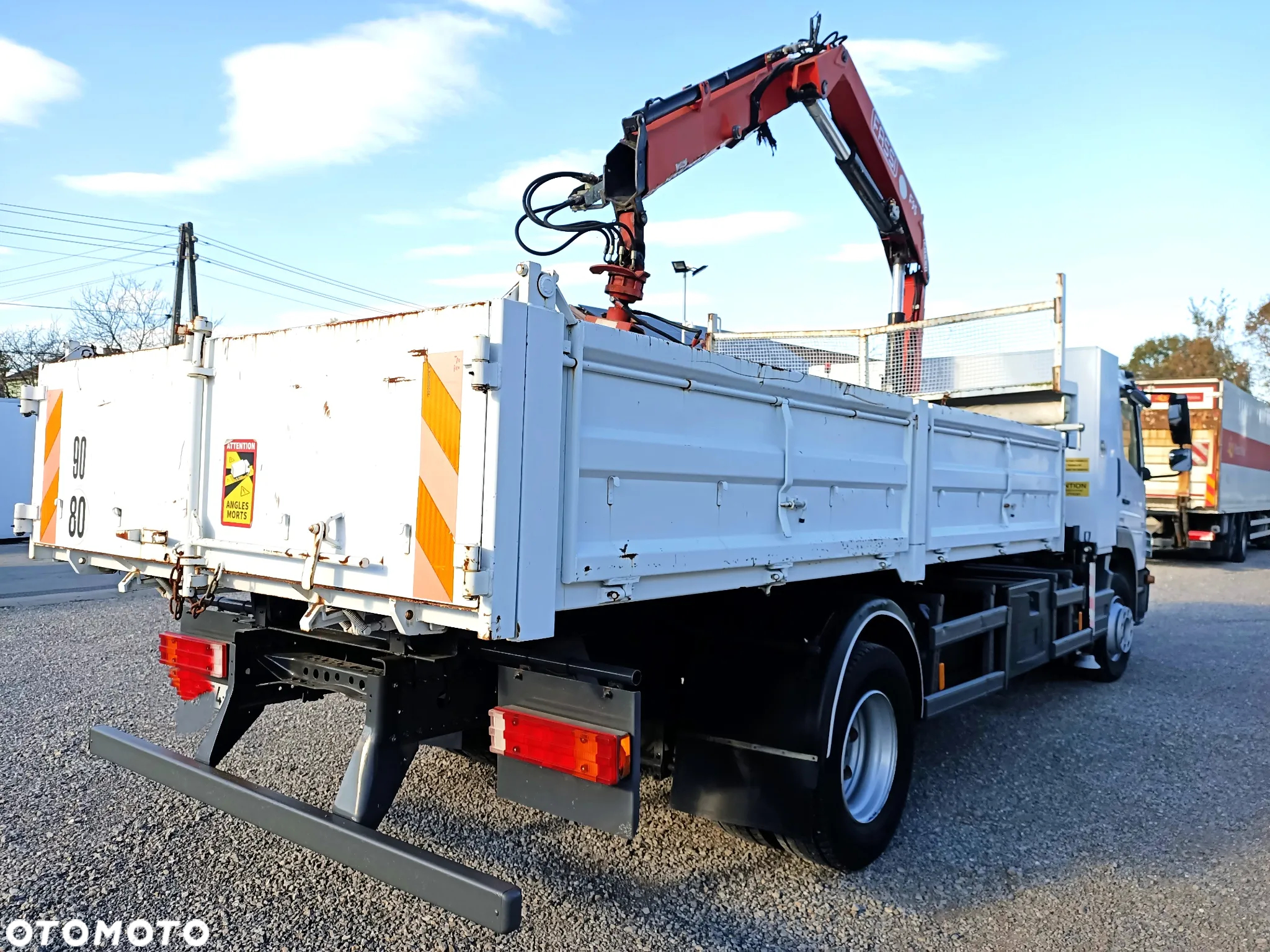 Mercedes-Benz Atego 1318N Wywrot Żuraw Dżwig HDS Fassi F95 - 9