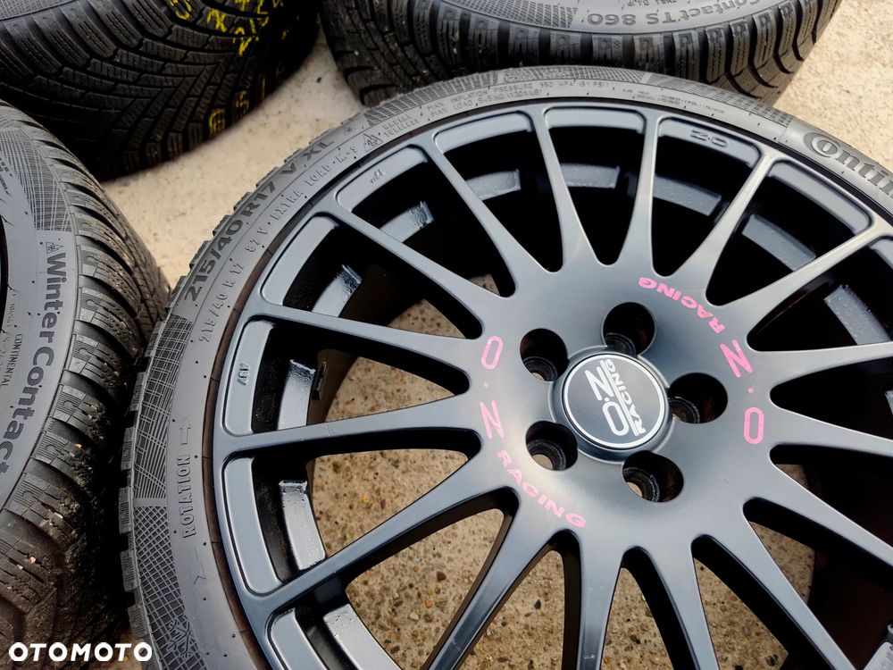 5x100 Alufelgi Felgi Aluminiowe 17 Koła Zimowe Zima OZ RACING SUPERTURISMO Czarne ITALY VW GOLF NEW BEETLE BORA POLO AUDI A3 TT A1 SKODA OCTAVIA I FABIA SEAT LEON I TOLEDO 2 IBIZA SUBARU TOYOTA 7mm Legnica ALU-RAD 215/40 - 12