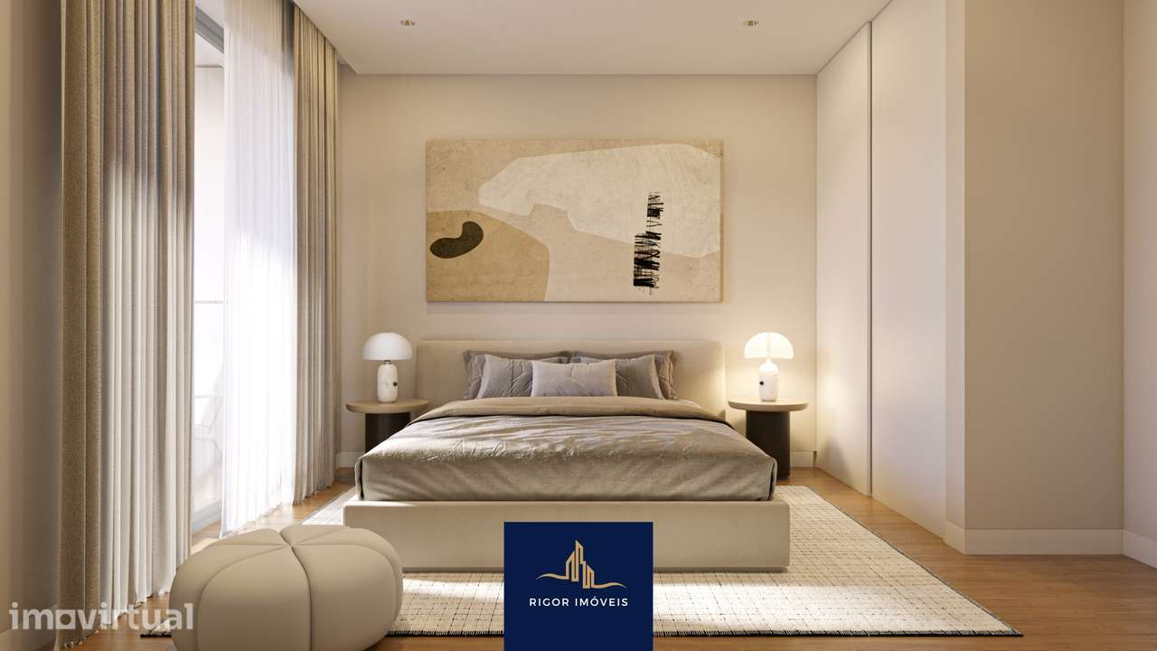 Apartamento T3-Condomínio Privado c/ Piscina e Jardim- Póvoa de Varzim - Grande imagem: 4/17