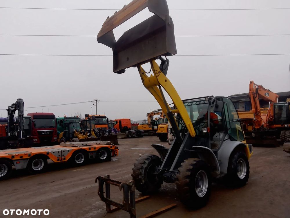 Kramer 950 2574mtg (Cat, Liebherr Volvo atlas)Łyżka Krokodyl+Widły z Niemiec - 5