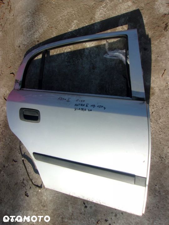 ASTRA 2 PRAWE TYLNE HB DUZY WYBUR SZYBA PODNOSNIK ZAMEK KLAMKA OGRANICZNIK BOCZEK WIAZKA - 1