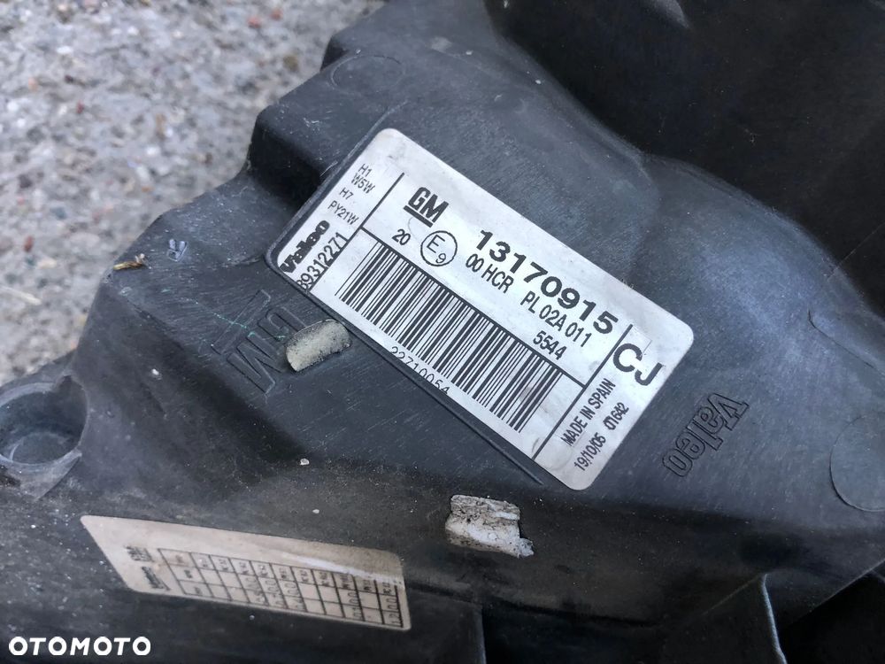 OPEL Vectra C lift  LAMPY PRZÓD PRAWA LEWA soczewki cena za 2 sztuki - 8