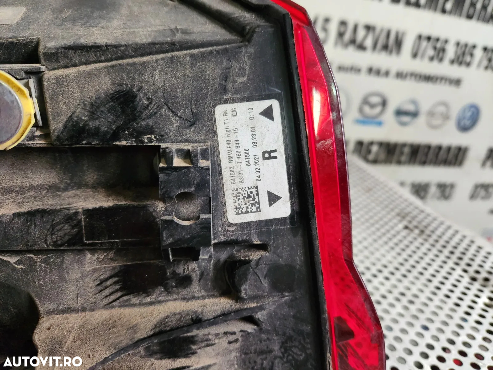 Stopuri Stop Bmw Seria 1 F40 Lampa Stop Tripla Stanga Dreapta De Pe Caroserie Bmw Seria 1 F40 Cod - 11