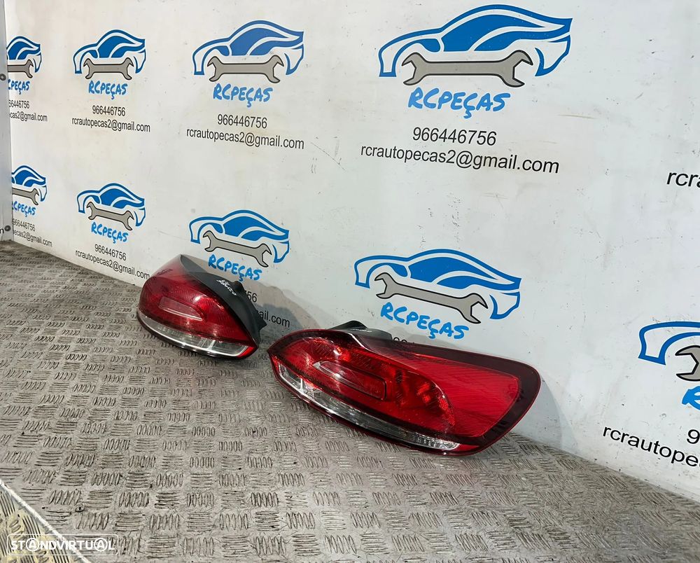 .Conjunto Farolins Tras Traseiros Esquerdo Direito Originais VW Volkswagen Scirocco 2008 - 2017 - 4