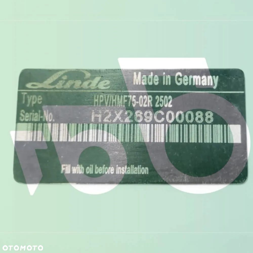 Pompa jazdy Linde HPVHMF75 Skrzynia biegów ZF C-matic Claas Axion - 8