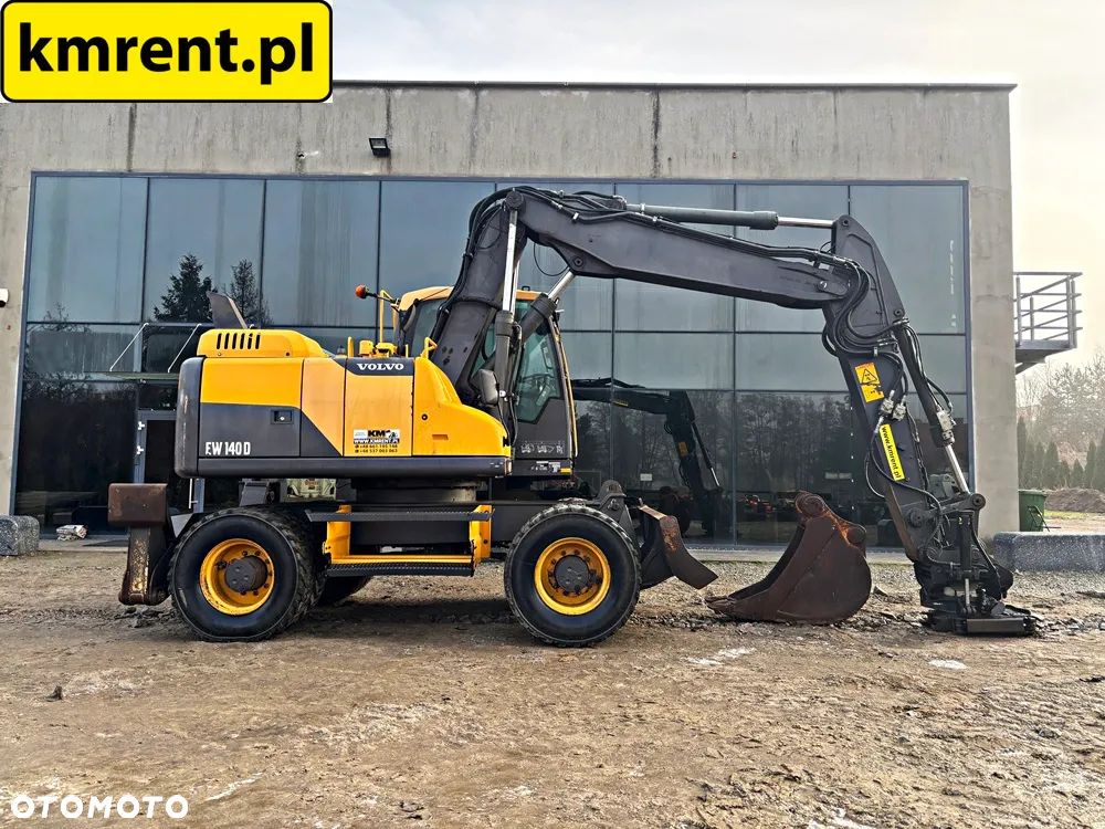 Volvo EW 140 D KOPARKA KOŁOWA GŁOWICA OBROTOWA ZE SZCZYPCAMI 2012R | Volvo ew160 , komatsu pw148 , JCB 145 175 , cat 313 316 , mecalac 15mwr - 2