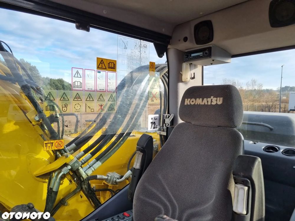 Komatsu PW180 Koparka 19t Kołowa‼️Super Stan Zadbana Stan bardzo dobry. Centralne smarowanie, Klima 2x Osprzęt - 13