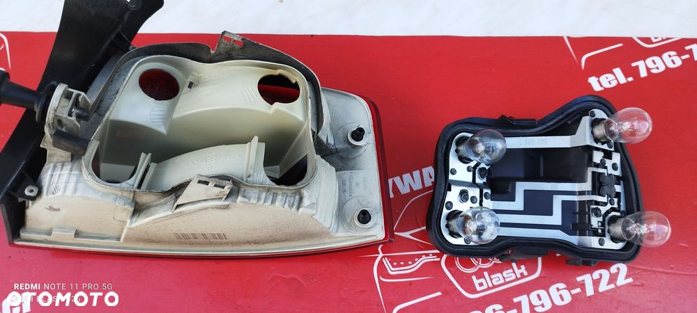 Lampa Lewy Tył Oryginalna HELLA Audi A4 B7 Sedan 2007 Części Blask Gołdap - 8