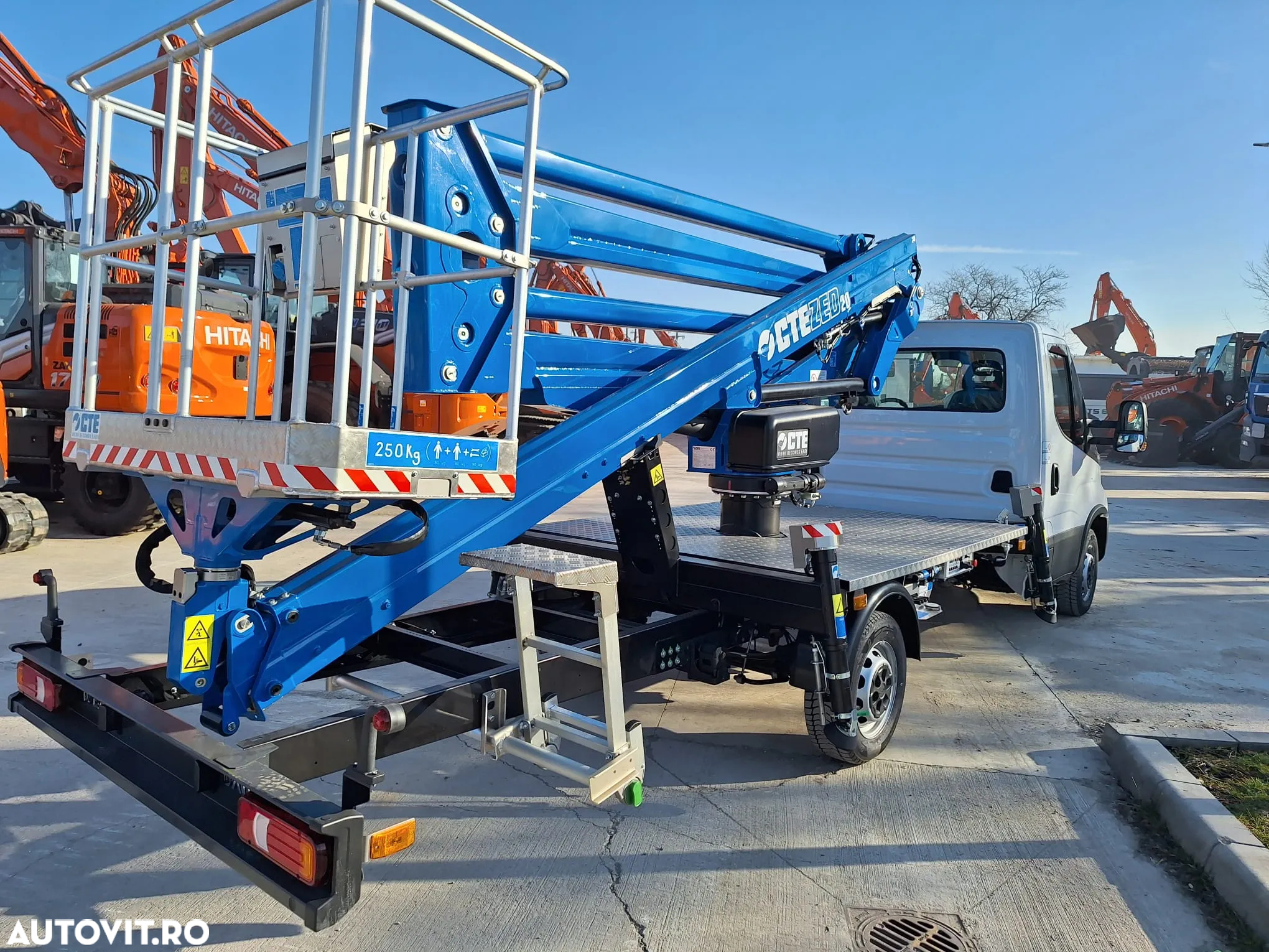 Iveco NACELA la 20m, marca CTE din Italia pe sasiu 3.490kg IVECO DAILY 140CP, ridica 250kg la 20m, garantie, posibilitate leasing-PROMOTIE 81900 EUR+Tva - 27