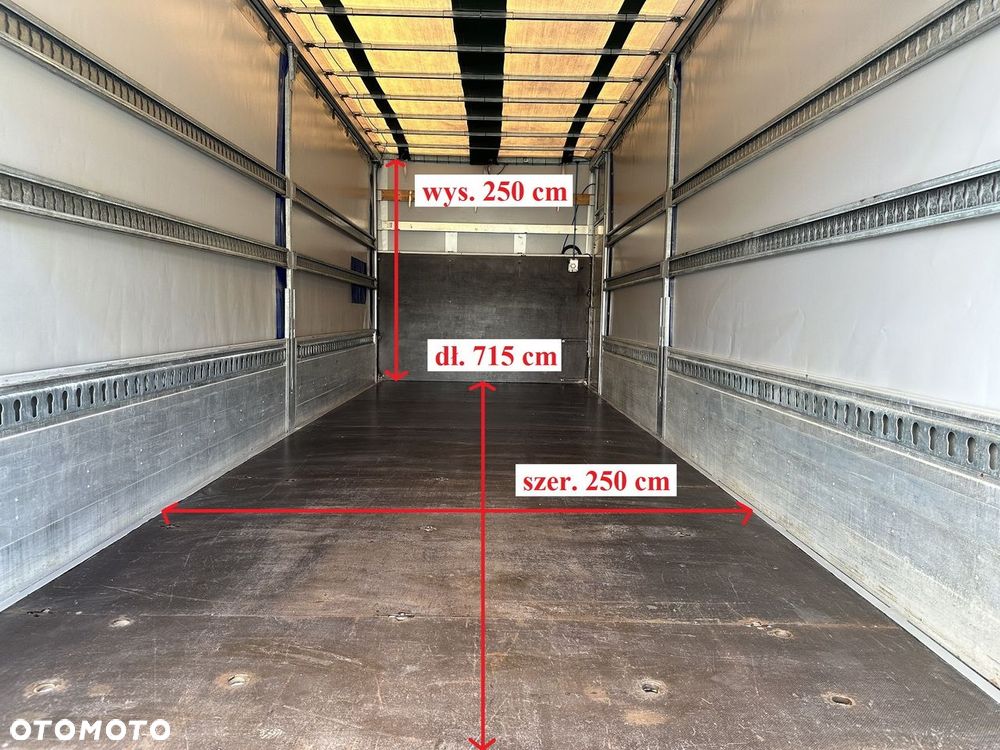 Mercedes-Benz ATEGO 1221 PLANDEKA WINDA 16 PALET WEBASTO KLIMATYZACJA PNEUMATYKA BLIŹNIACZE KOŁA  230KM - 14