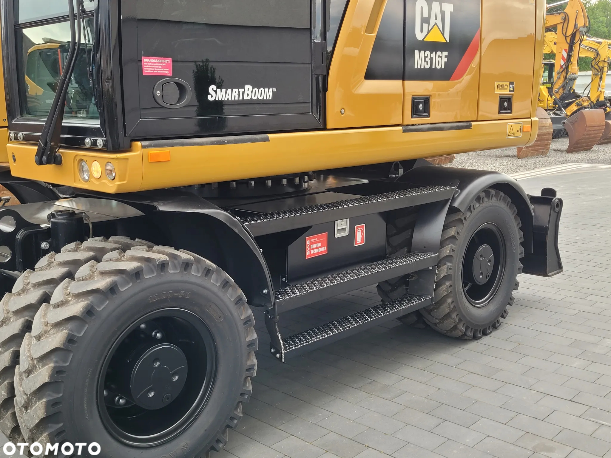 Caterpillar M316F / ROTOTILT ze szczypcami / sprowadzona / - 10