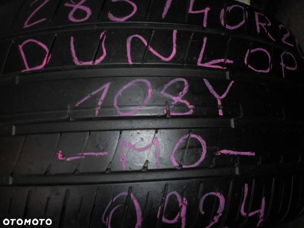 OPONY 285/40R20 DUNLOP SPORT MAXX RT2 MO DOT 0924 7MM - 3