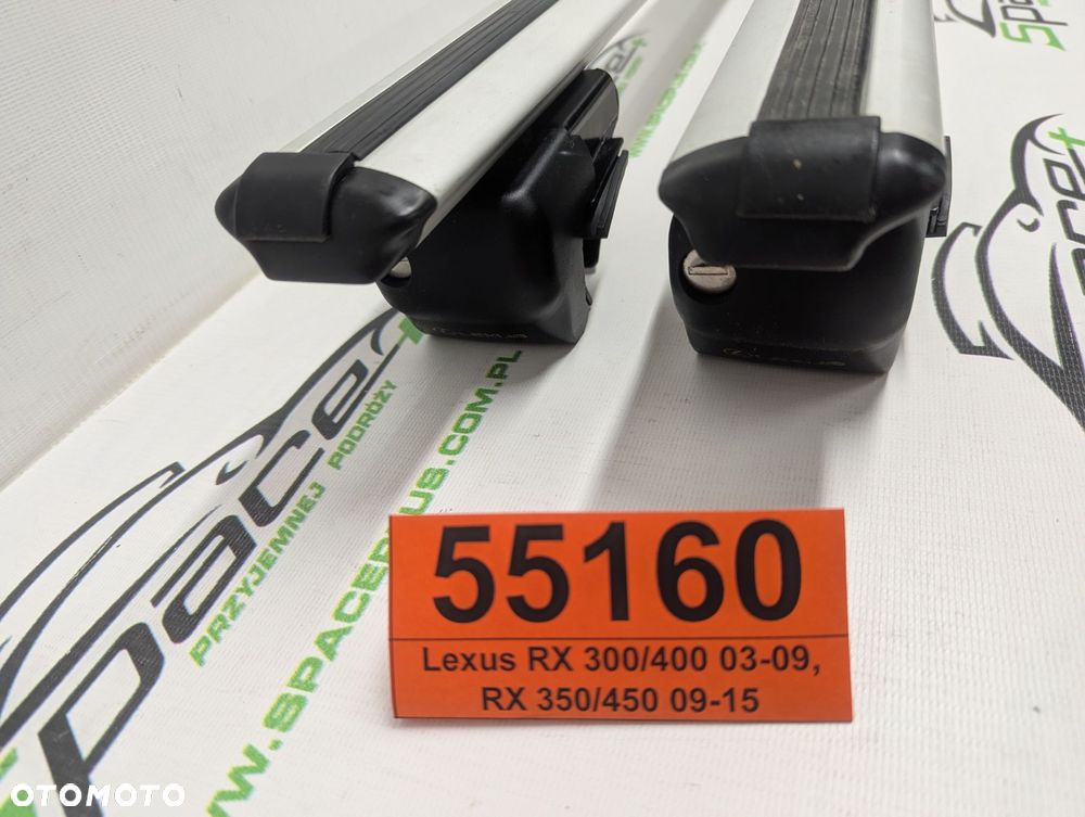 Bagażnik dachowy bazowy belki poprzeczki Oryginał Lexus RX 300/400 03-09, RX 350/450 09-15 - 2