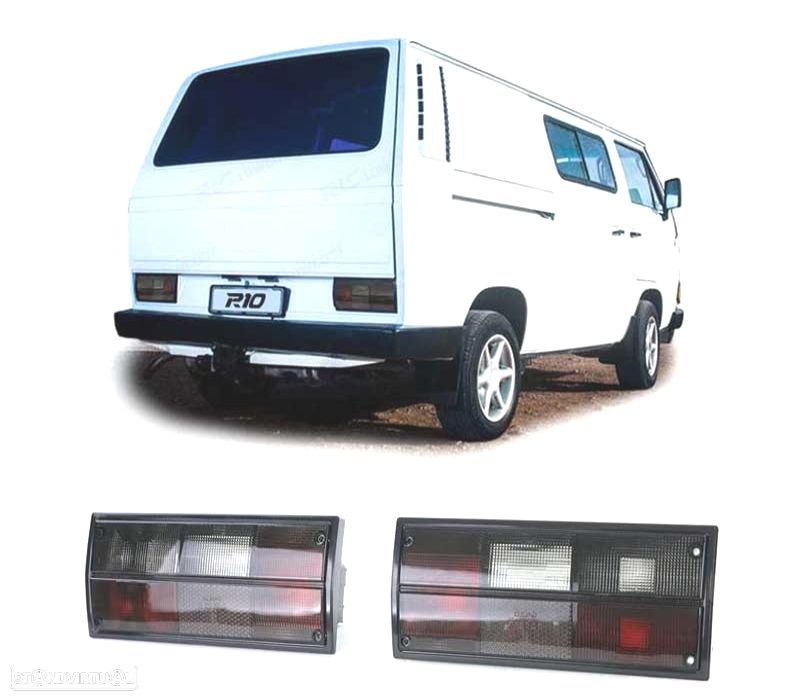 FAROLINS TRASEIROS VOLKSWAGEN VW T3 79-91 ESCURECIDOS - 1