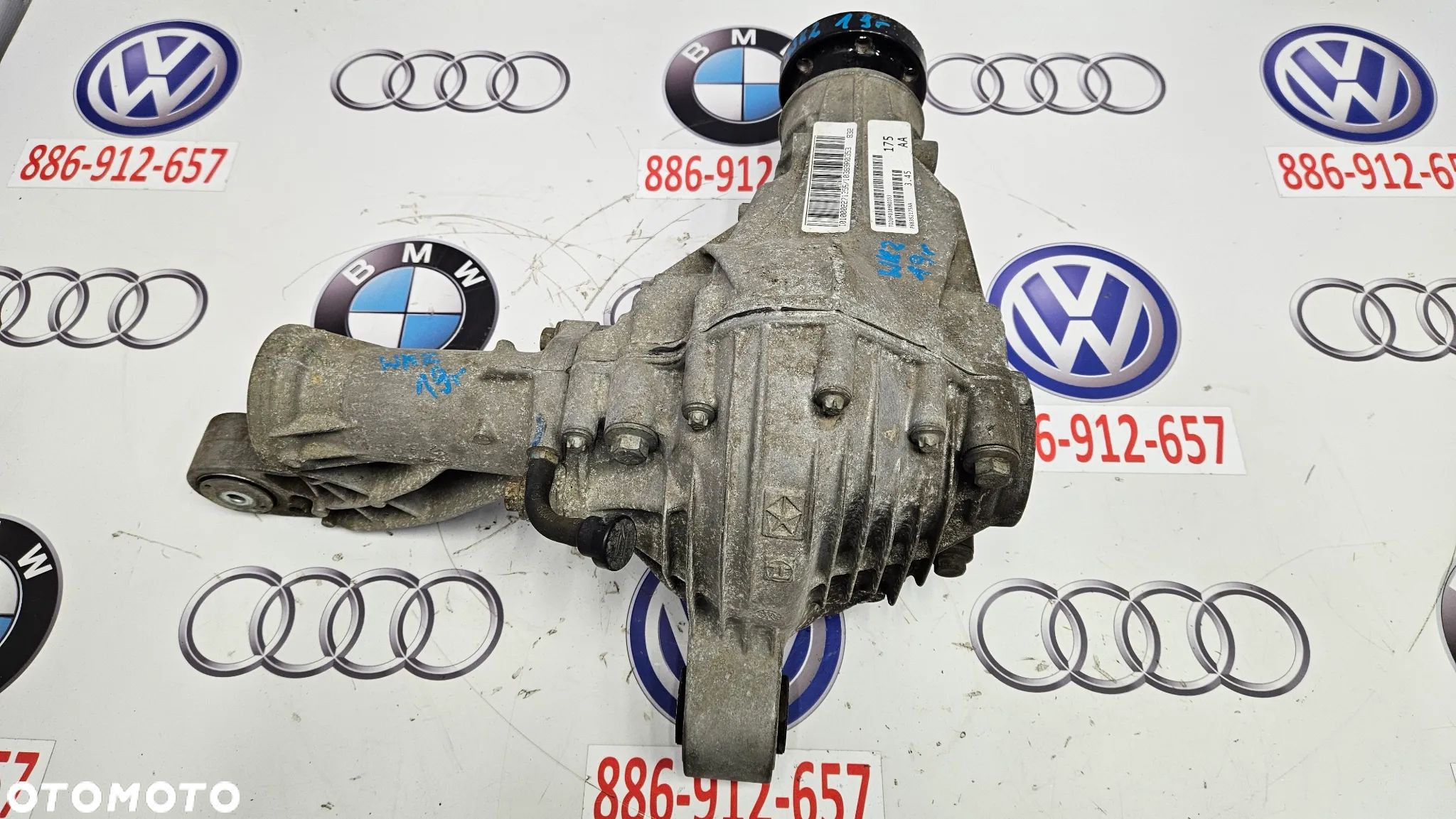 JEEP GRAND CHEROKEE WK2 LIFT 2017-2021 3.0 CRD Most przód Dyfer Dyferencjał przedni P68352175AA przełożenie 3.45 IDEALNY - 1