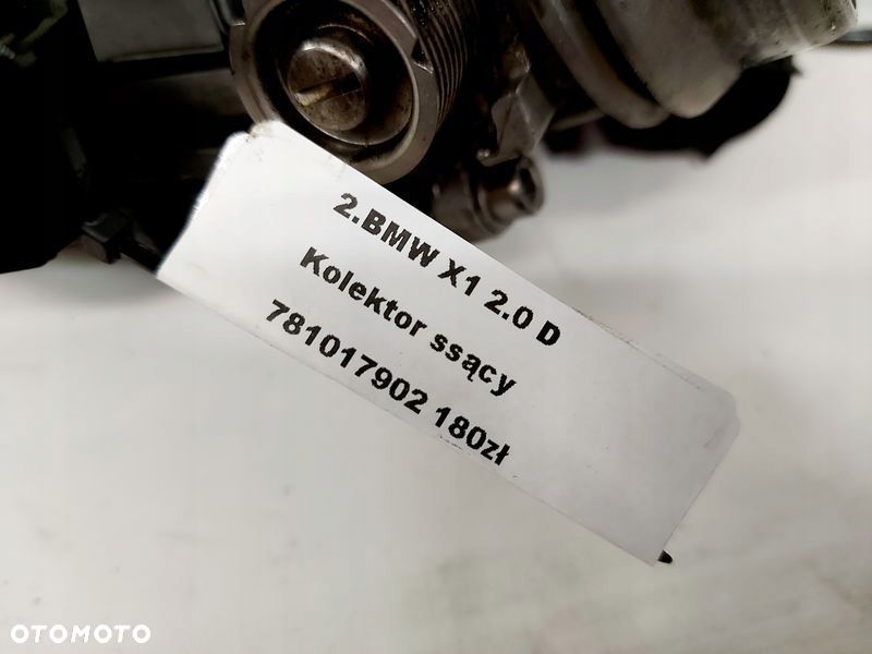 bmw x1 e84 2.0 d kolektor ssący przepustnica 781017902 - 3