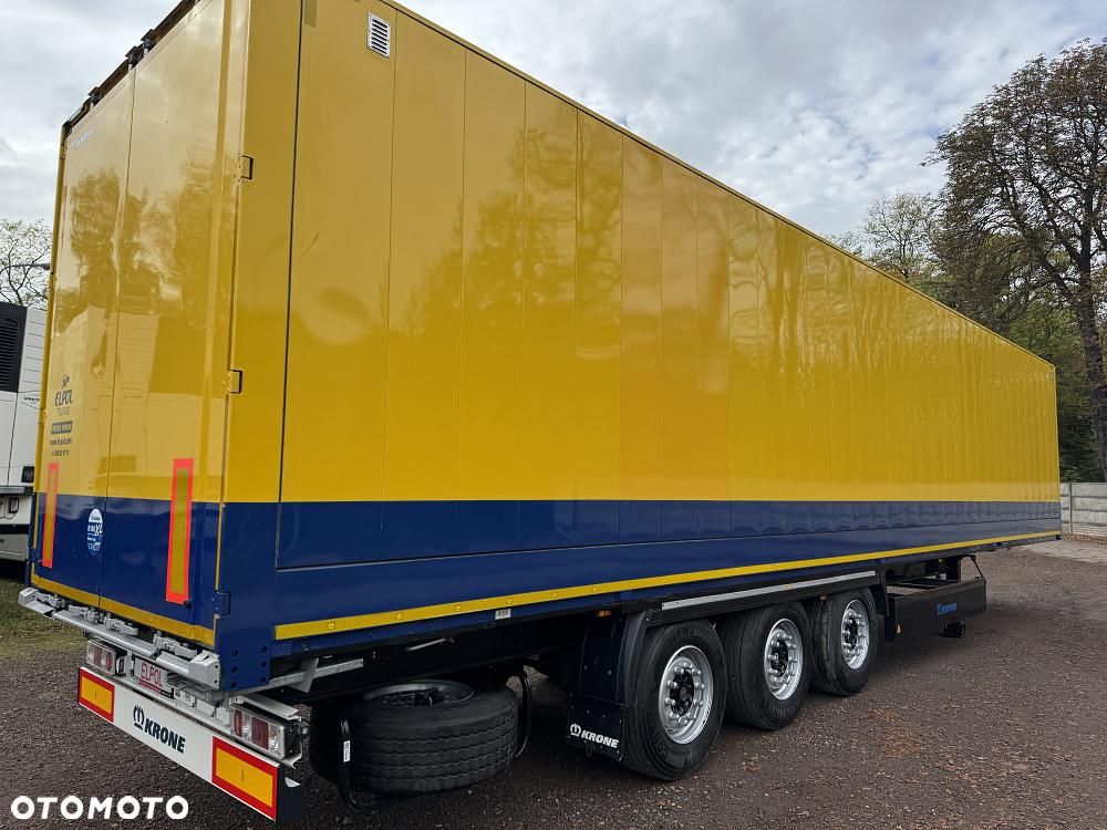 Krone KOFFER ,UBRANIOWA , DACHSER , TEXTIL , BOX - 5