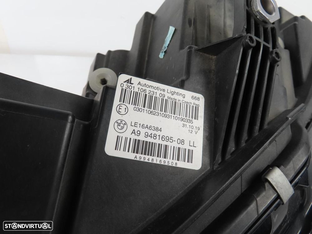 Farol LED 1ª Fase Esquerdo Usado / Original BMW 3 (G20)/BMW 3 Touring (G21) 6311... - 7