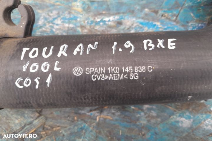 Furtun intercooler 1K0145838C 1K0145838C Volkswagen VW Touran 1 [2003 - 3