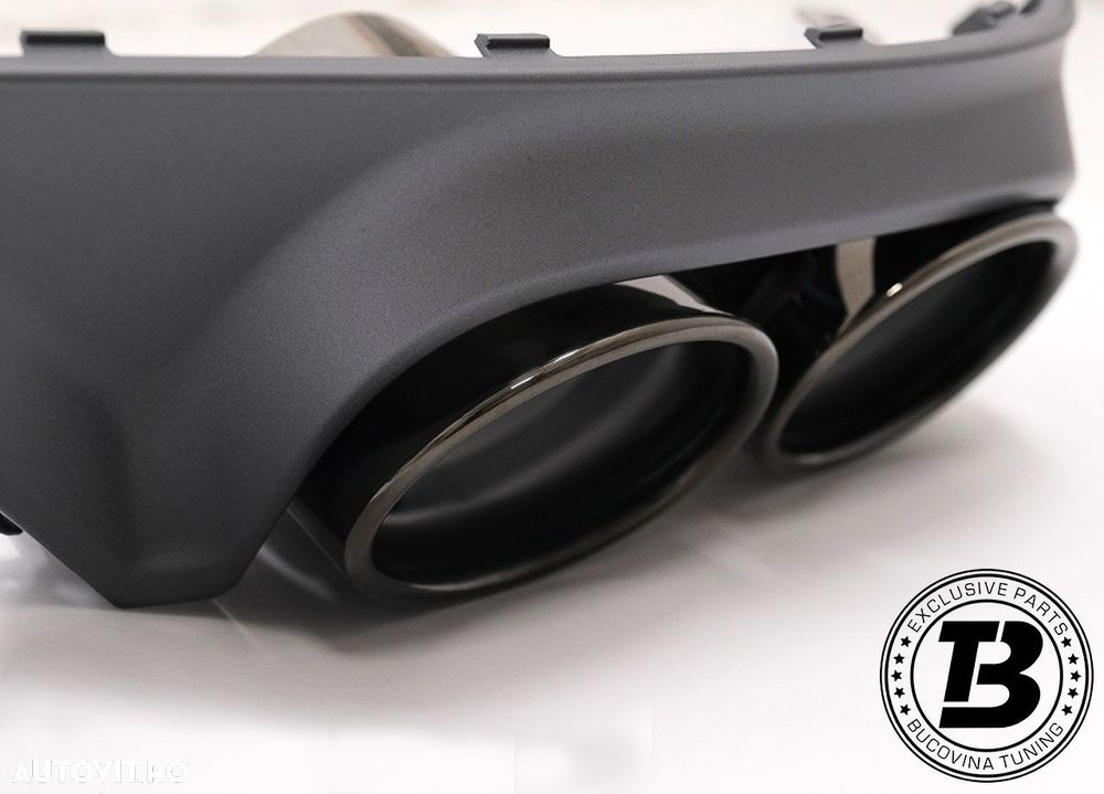 Difuzor Bara Spate cu Ornamente compatibil cu Audi Q8 S-line SQ8 Design - 5