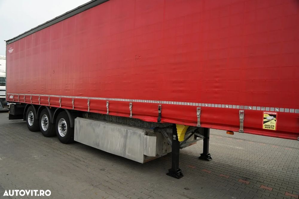 Schmitz Cargobull / SEMIREMORCĂ CU PRELATĂ (CURTAINSIDER) / STANDARD / CUTIE PENTRU PALETI / PRELATĂ RANFORSATĂ / - 9