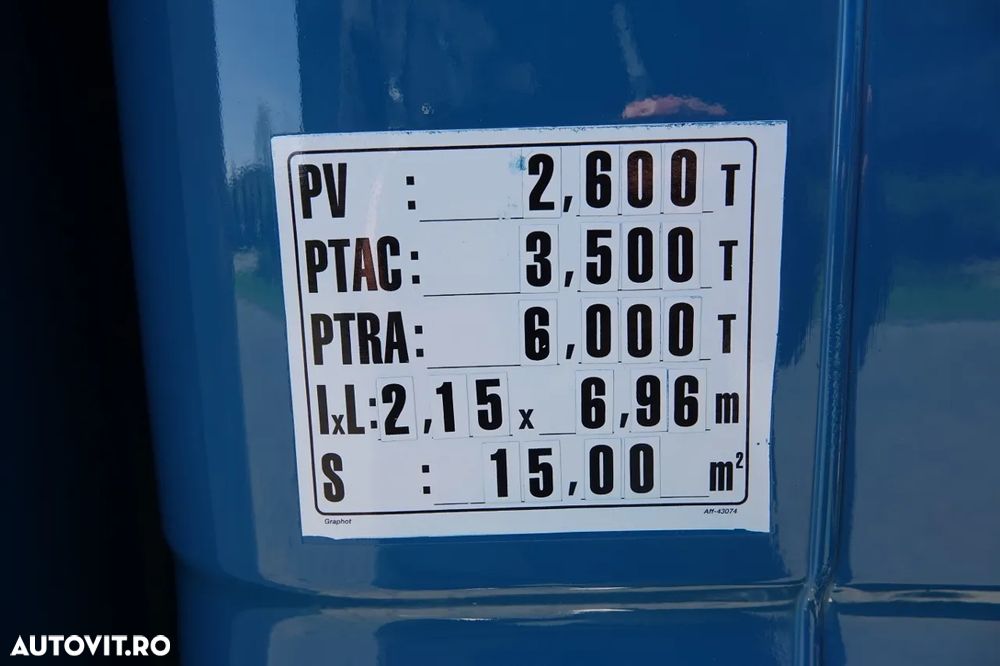 Renault MASTER / CONTAINER / LIFT / MTA: 3500 KG / 2020 / IMPORTAT - 39