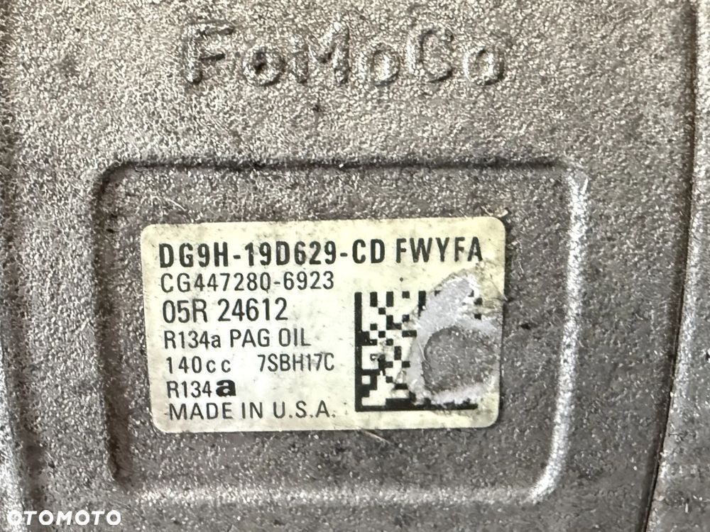 DG9H-19D629-CD ORYGINALNY kompresor klimatyzacji FORD Galaxy Mondeo S-max 2.0 Benzyna  / 403 - 6