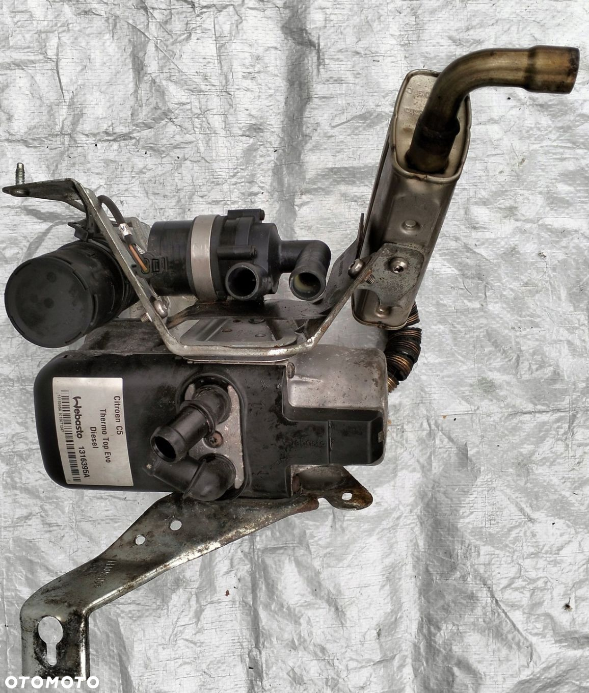 OGRZEWANIE POSTOJOWE WEBASTO THERMO TOP CITROEN C5 III X7 DIESEL 9021037B - 9