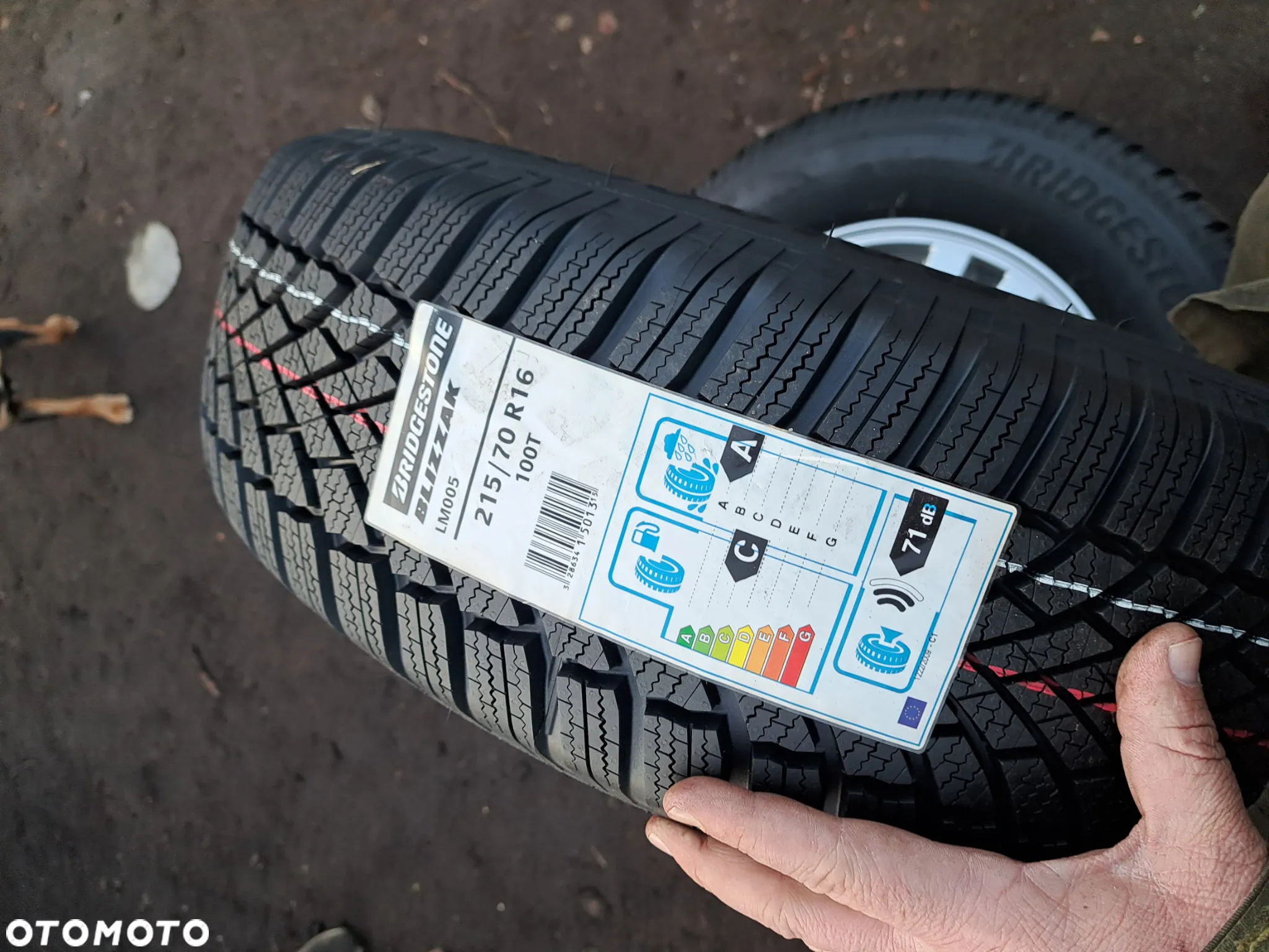 Felgi koła zimowe Mitsubishi Eclipse Cross 6.5Jx16H2 ET 38 215/70R16 100T Bridgestone Blizzak LM005 DOT 2020 2020 Rok J16x6.1/2J ET 38 - 5