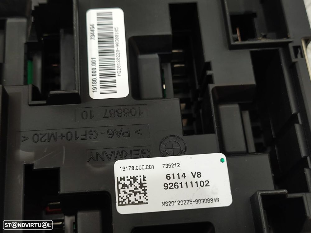 Caixa Modulo BCM Fusiveis BMW Serie 1 F20 F21 Serie 3 F30 9261111 - 8