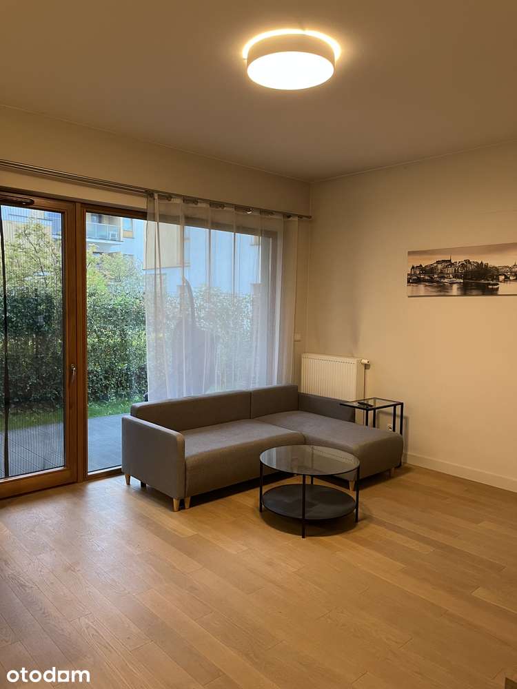 Mieszkanie (50m2) z ogródkiem i miejscem w garażu na Bielanach