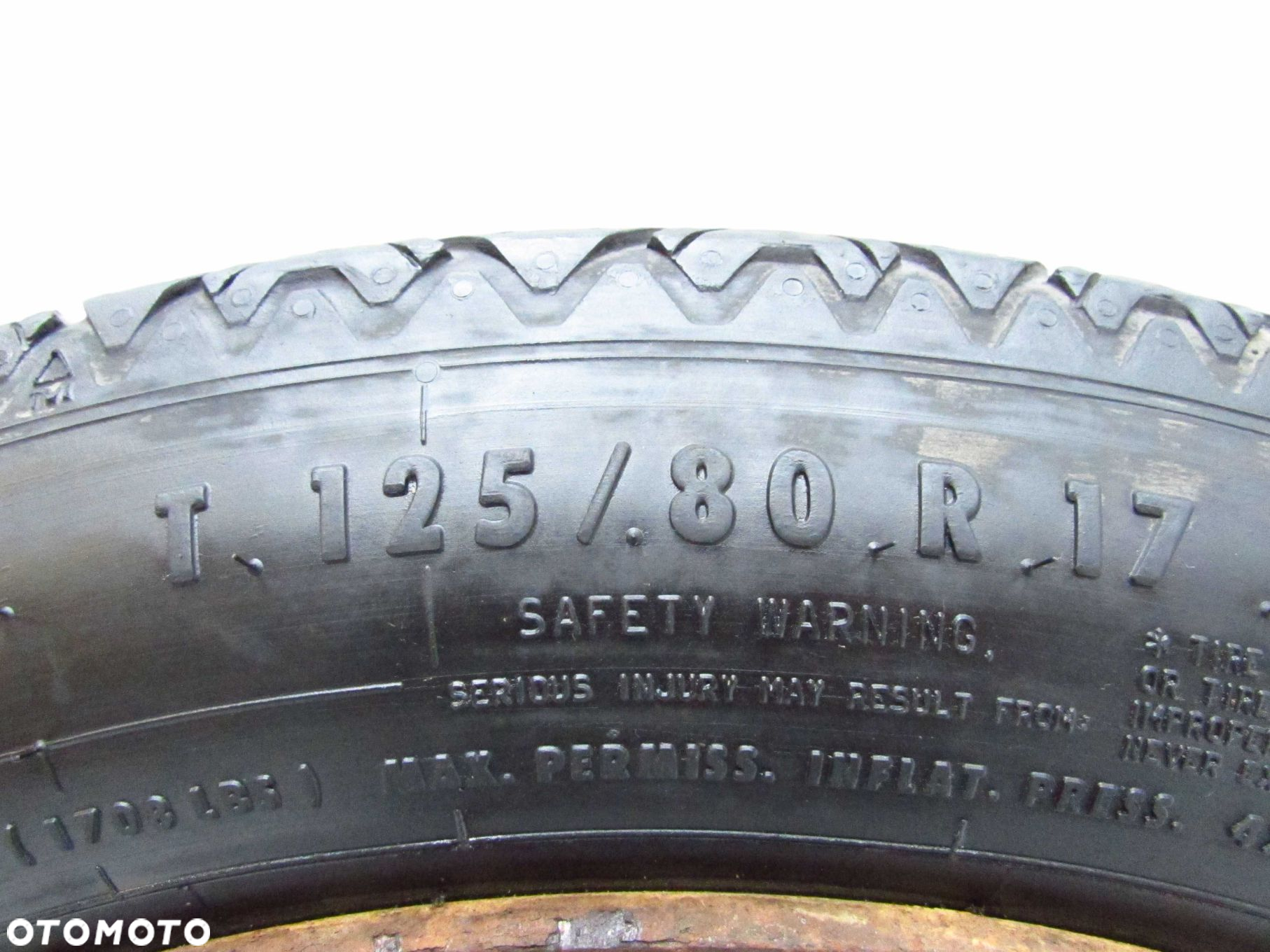 VOLVO S80 II V70  XC70 XC60 XC90 5X108 17' KOLO ZAPASOWE DOJAZDOWKA 31302384 CONTINENTAL 125/80R17 - 7