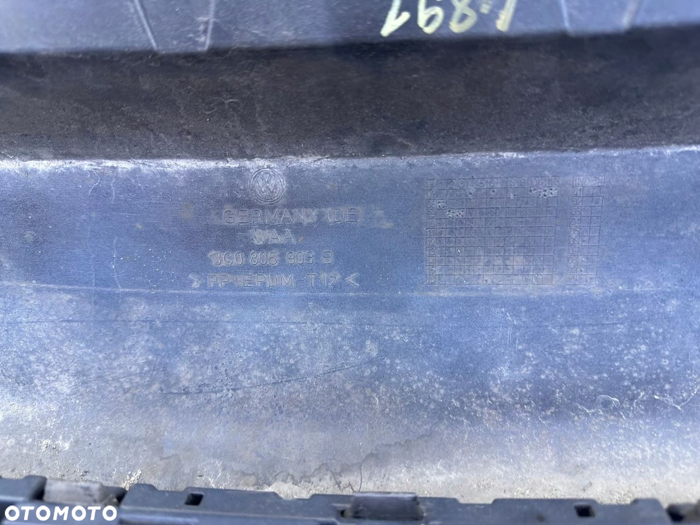 ZDERZAK PRZÓD PRZEDNI VW PASSAT B6 3C0 2005- R-LINE 3C0805903B CAŁY - 7