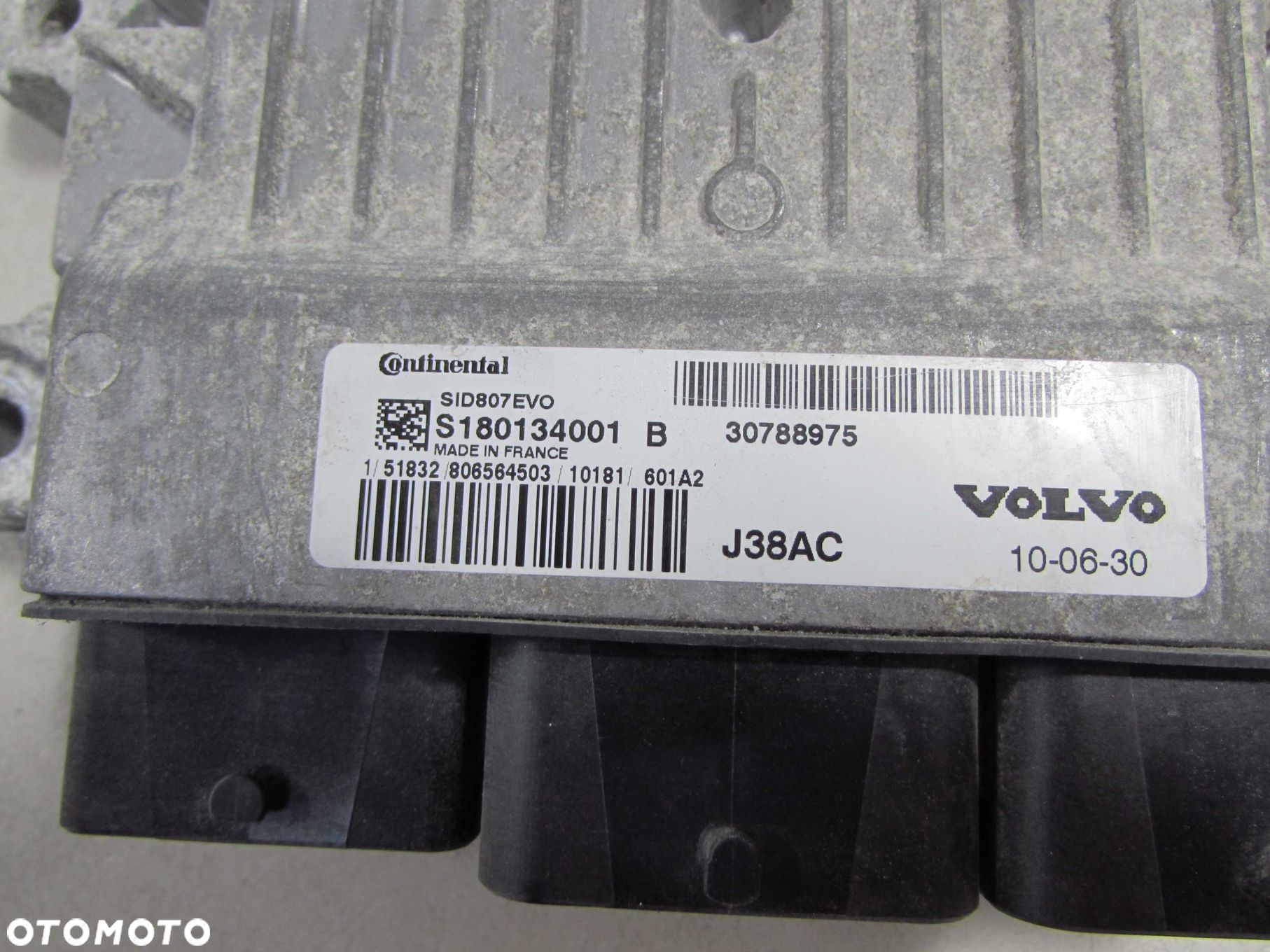 VOLVO C30 S40 V50 1.6 D2 KOMPUTER STEROWNIK SILNIKA 30788975 S180124601 S180134001B - 5