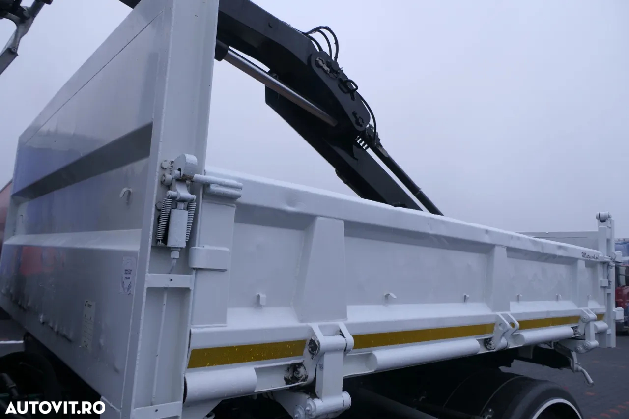 Iveco 19 - 320 CP / E 6 / Basculant + HDS / HYDROBOARD / KIPPER 3 FETE - 3,5 M / EURO 6 - 28