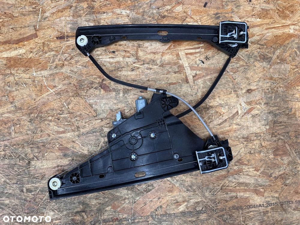 OPEL CORSA F 5D PODNOŚNIK MECHANIZM SZYBY PRAWY PRZÓD 156173911 EUROPA - 2