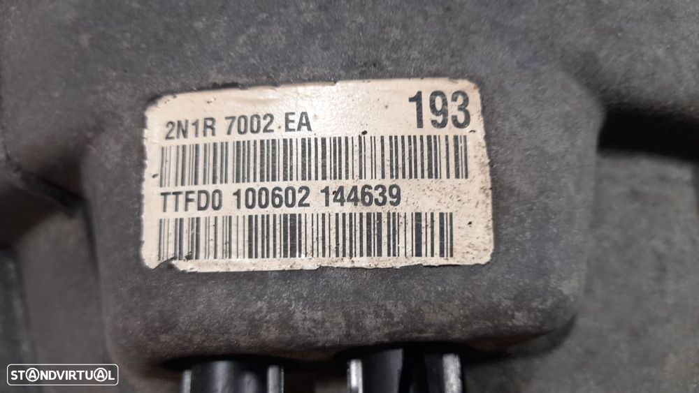 CAIXA VELOCIDADES ORIGINAL 2N1R7002EA 2N1R 7002 EA TTFD0 100602 144639 FORD FIESTA V 5 MK5 JH JD 1.4 TDCi 8V 68CV F6JA - 6