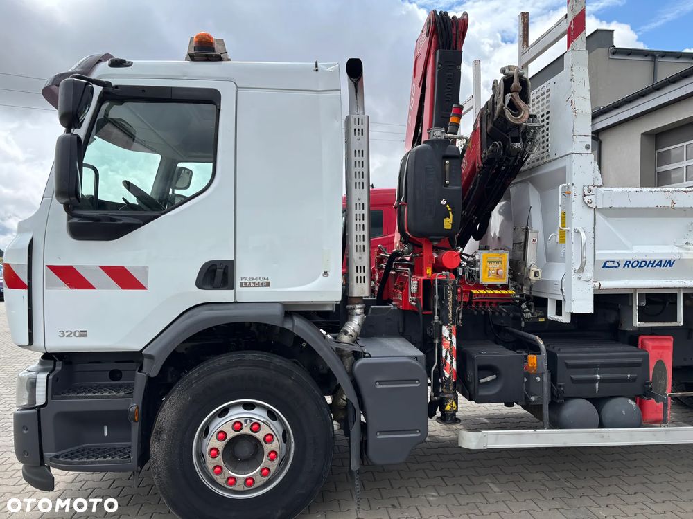 Renault PREMIUM LANDER 4x2 320 KM z HDS FASSI F130 z 5i6 funkcją z sterowaniem radiowym, wywrotka z hydroburtą na 2 siłowniki , resorowe zawieszenie , 3 osobowy, do wiertnicy , brukarstwo , budowa dróg itd - 6